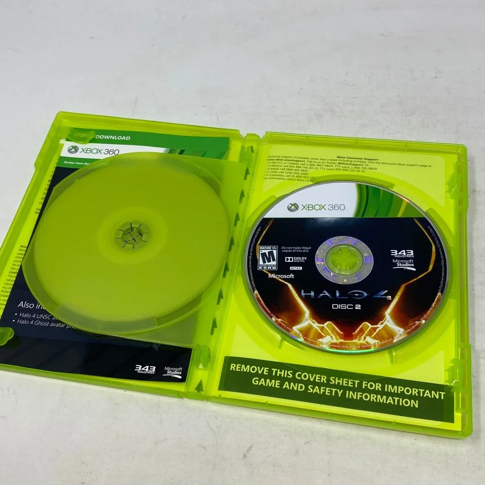 Halo 4 Game of the Year Edition Xbox 360 Microsoft 2013 Complete 2-Disc Set